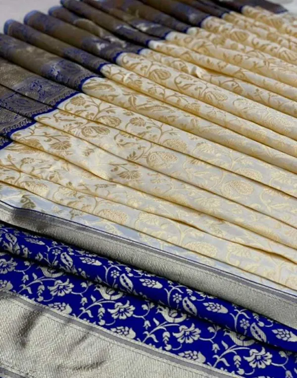 Dark_Blue,_Cream_Woven_Kanjivaram_Silk_Saree_with_Saree_Cover
